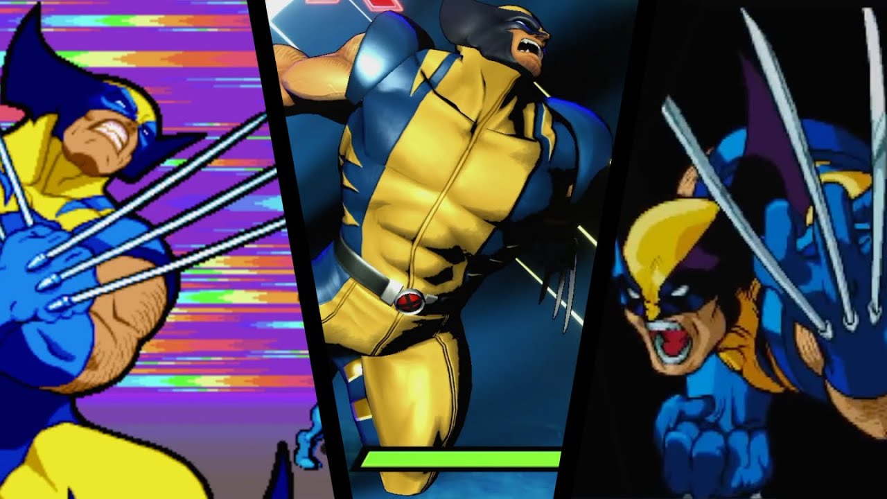 Wolverine Hyper Combos Evolution in Marvel vs Capcom