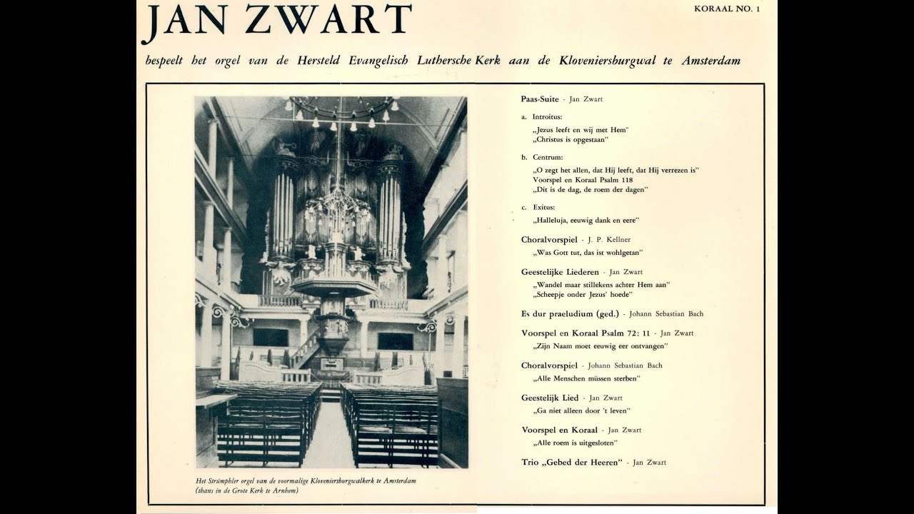 Een NCRV-uitzending d.d. 20 aug. 1959 over oude opnamen van Jan Zwart (1)