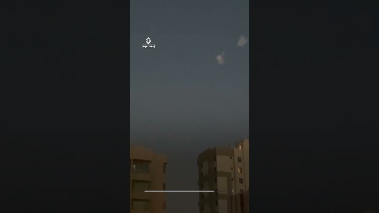 Videos show Kuwait intercepting ballistic missiles from Iran | AJ #shorts
