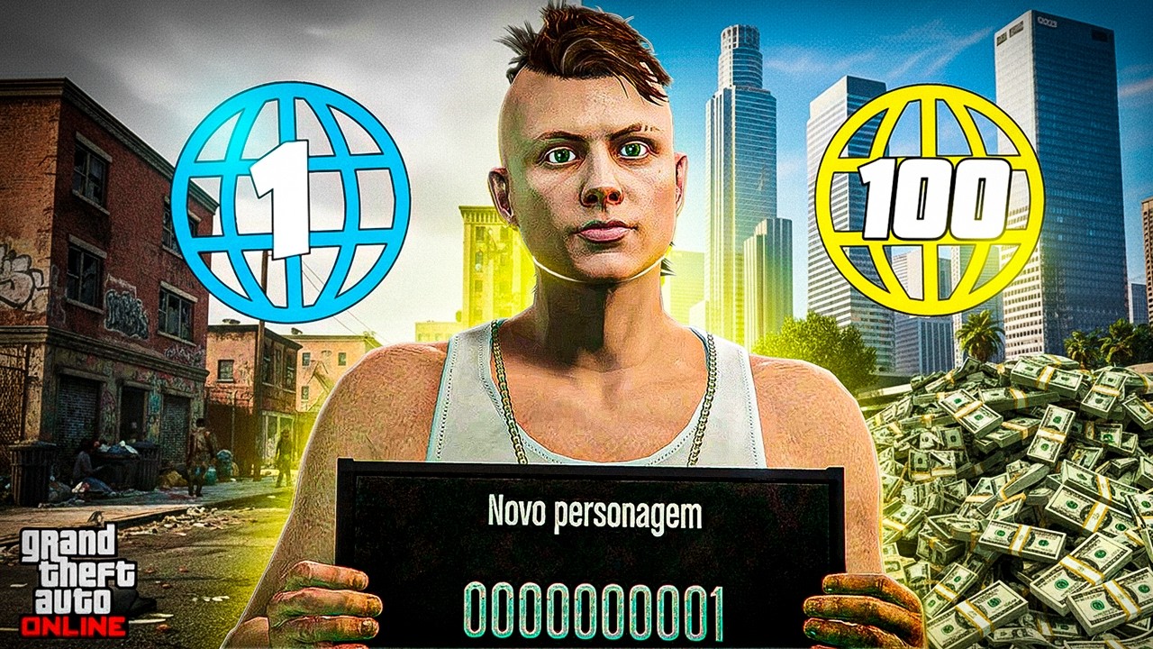 COMEÇANDO DO ZERO NO GTA 5 ONLINE EM 2025 NO PS5