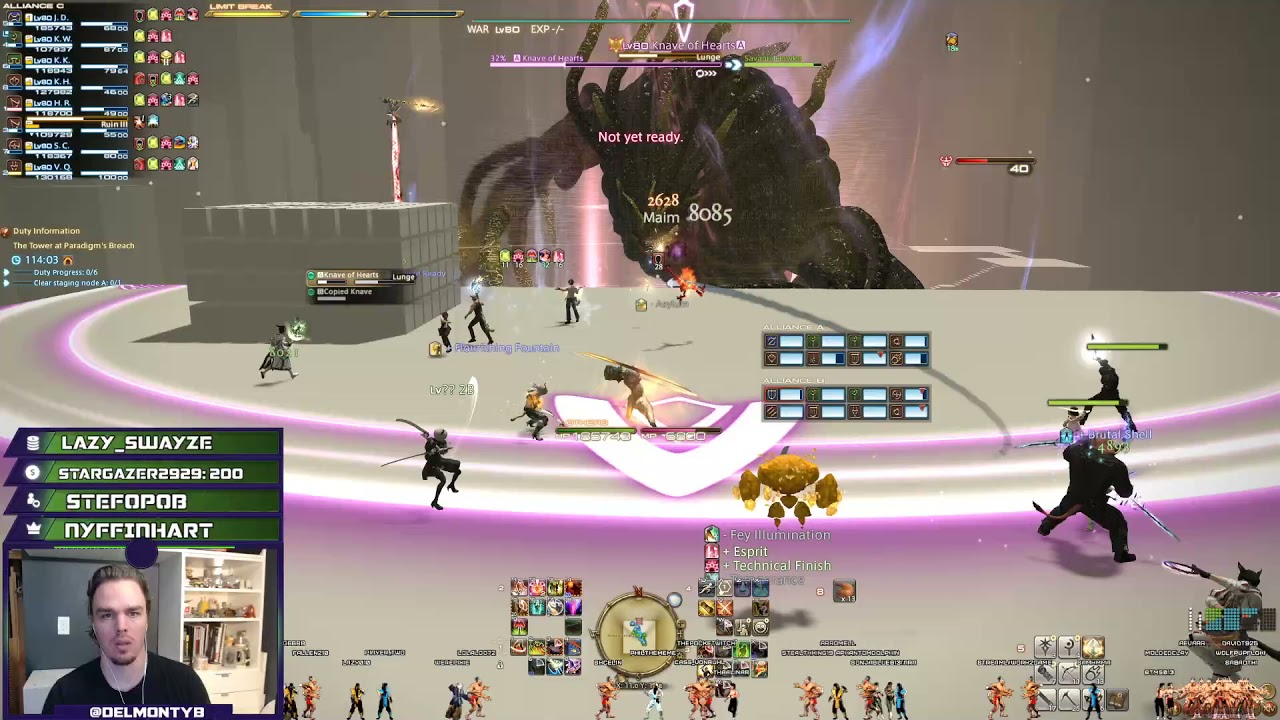 FFXIV NieR Raid Full Clear & Reaction | The Tower at Paradigm's Breach