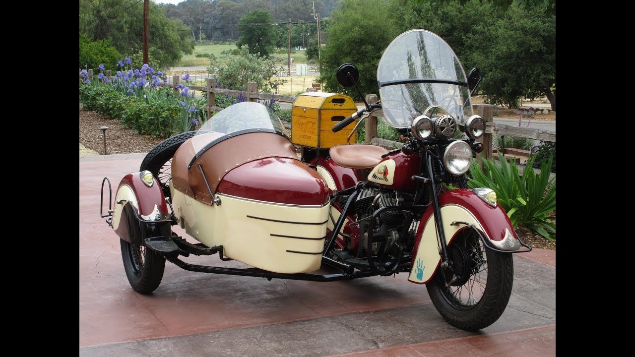 1947 Indian Chief and Sidecar For Sale