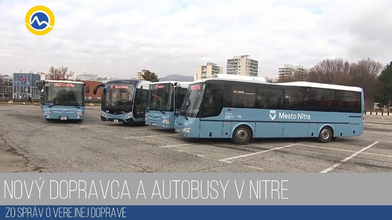 Nový dopravca a autobusy v Nitre 7.12.2021