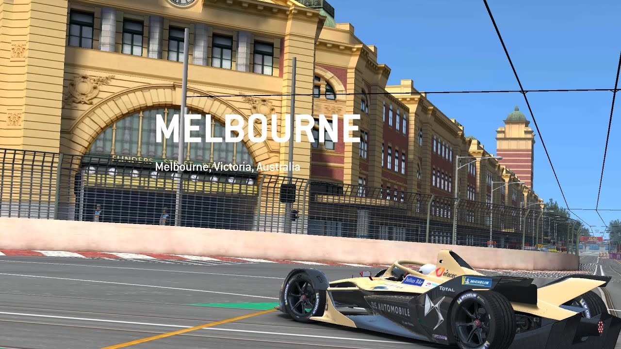 racing formula e cars in rr3