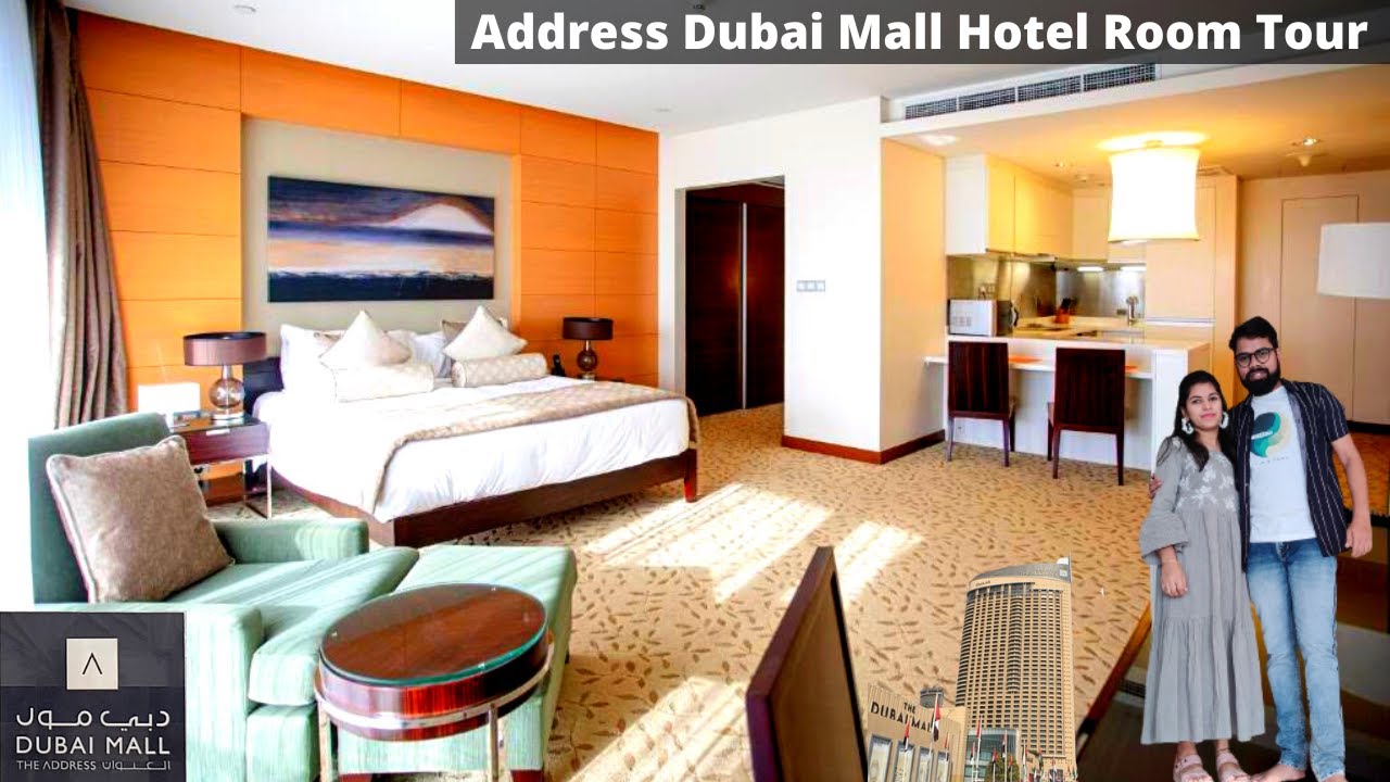 Address Mall Dubai Hotel Room Tour 31st Floor Sky View | Luxury Hotel | Address Hotels + Resorts UAE