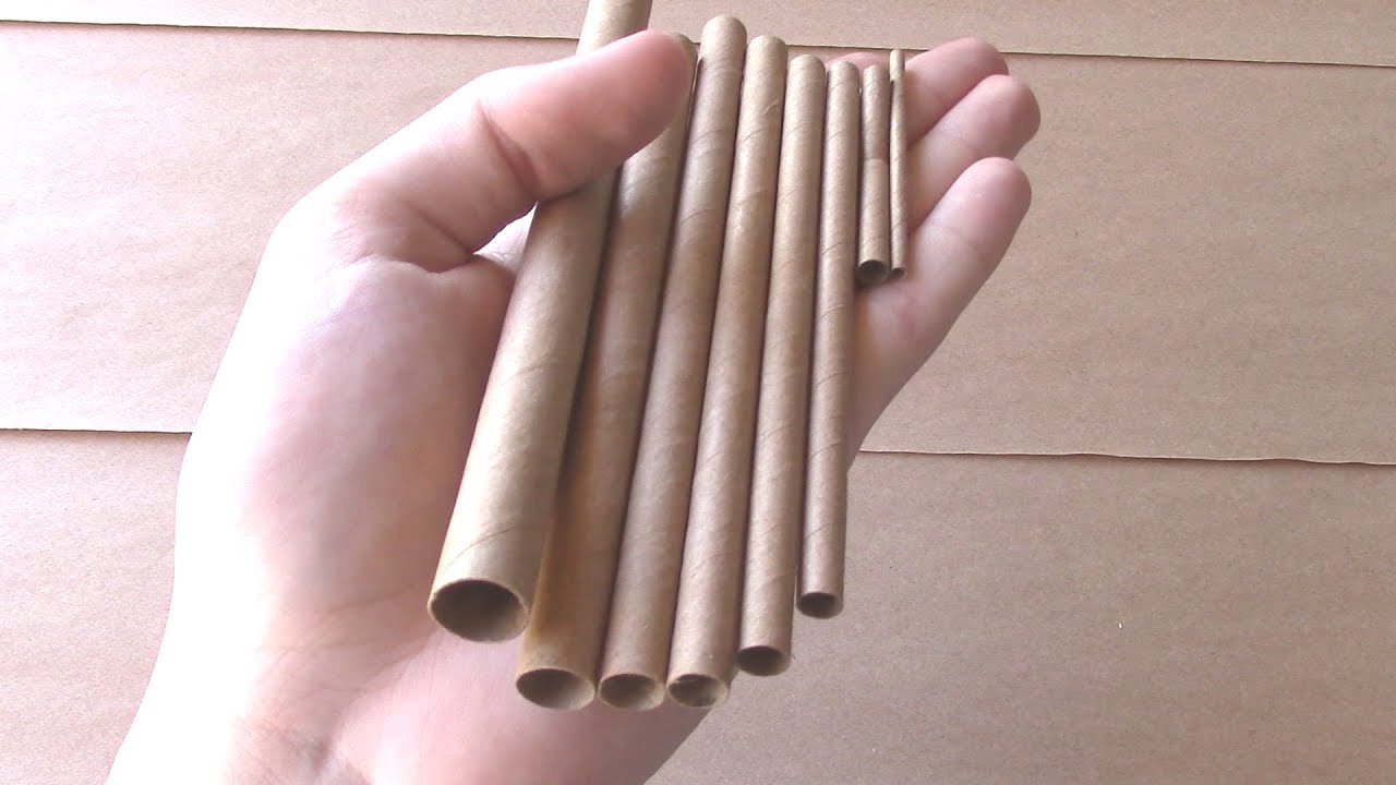 How to Make Mini Kraft / Cardboard / Paper Spiral Tubes