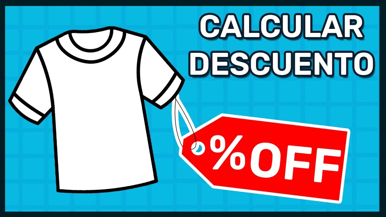 CALCULAR DESCUENTO de un PRODUCTO (CALCULAR OFERTA de % Descuento)