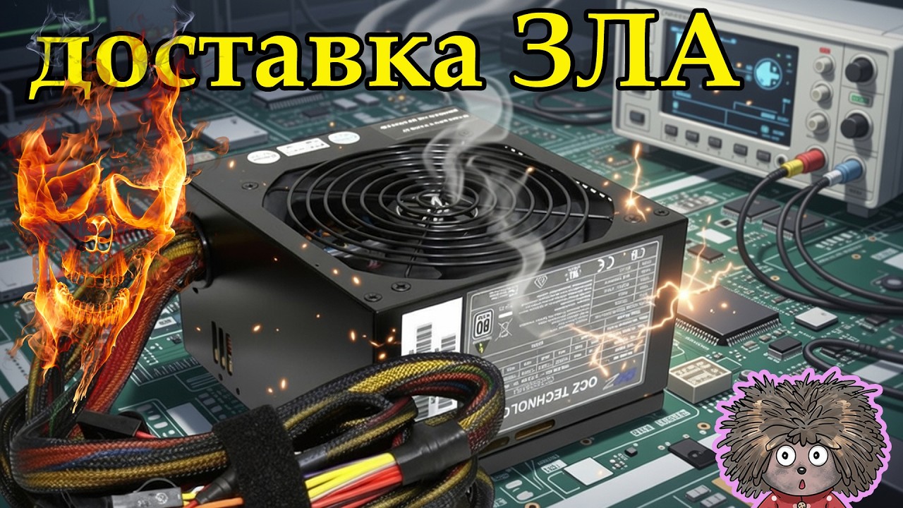 Авито доставка изжила себя полностью: приехал добитый мёртвый блок OCZ 600W!