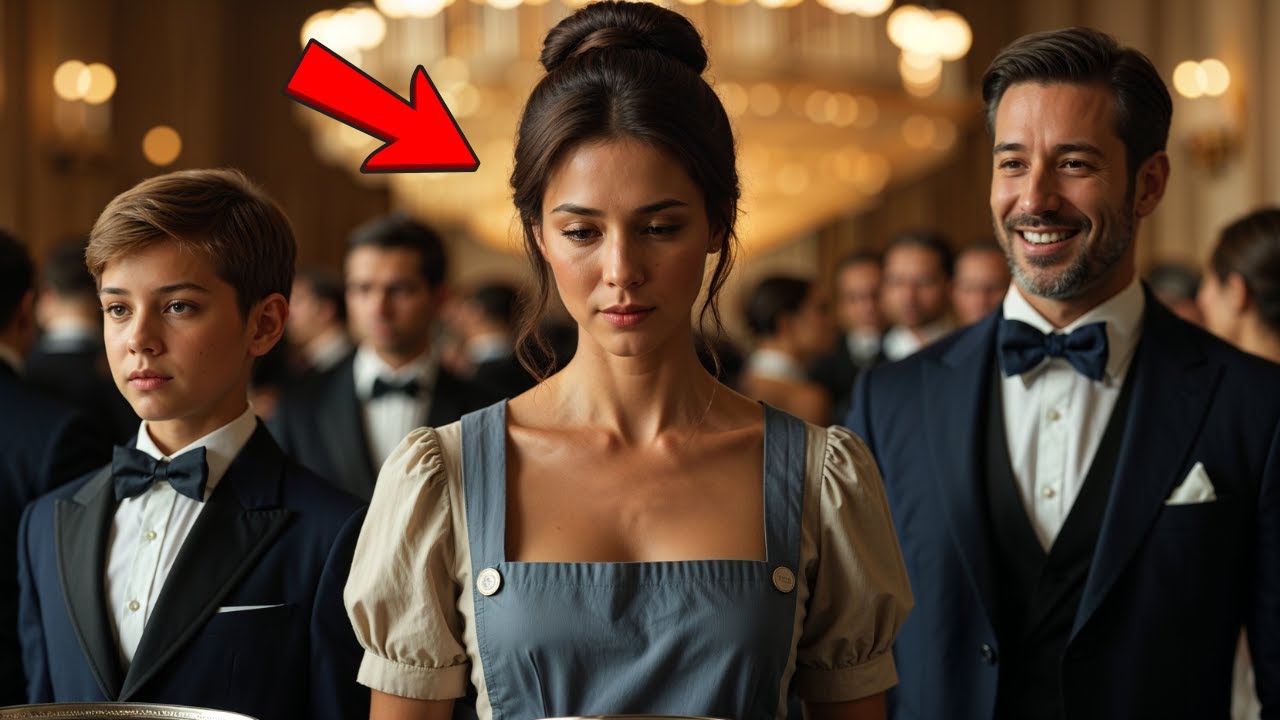 NOUNOU OFFENSÉE À LA SOIRÉE, MAIS LE FILS DU MILLIONNAIRE S’ÉCRIE: «C’EST MA MÈRE!»