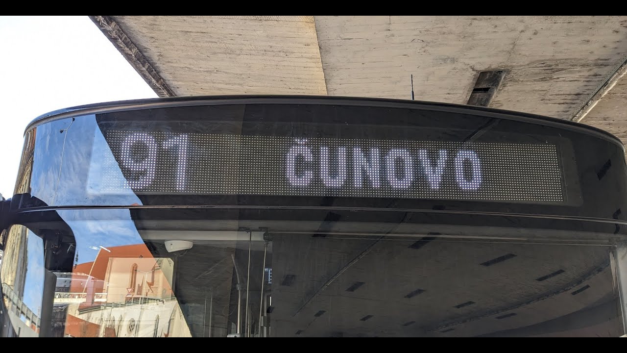 91 | Most SNP → Čunovo + SJ: Rusovce, Panónska, Most SNP 12/23