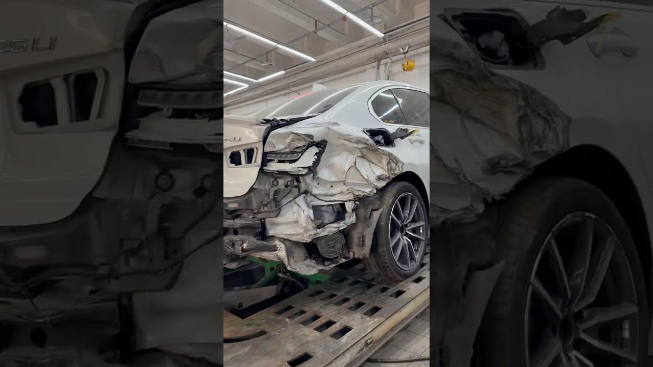 Rear Crashed BMW Restoration!