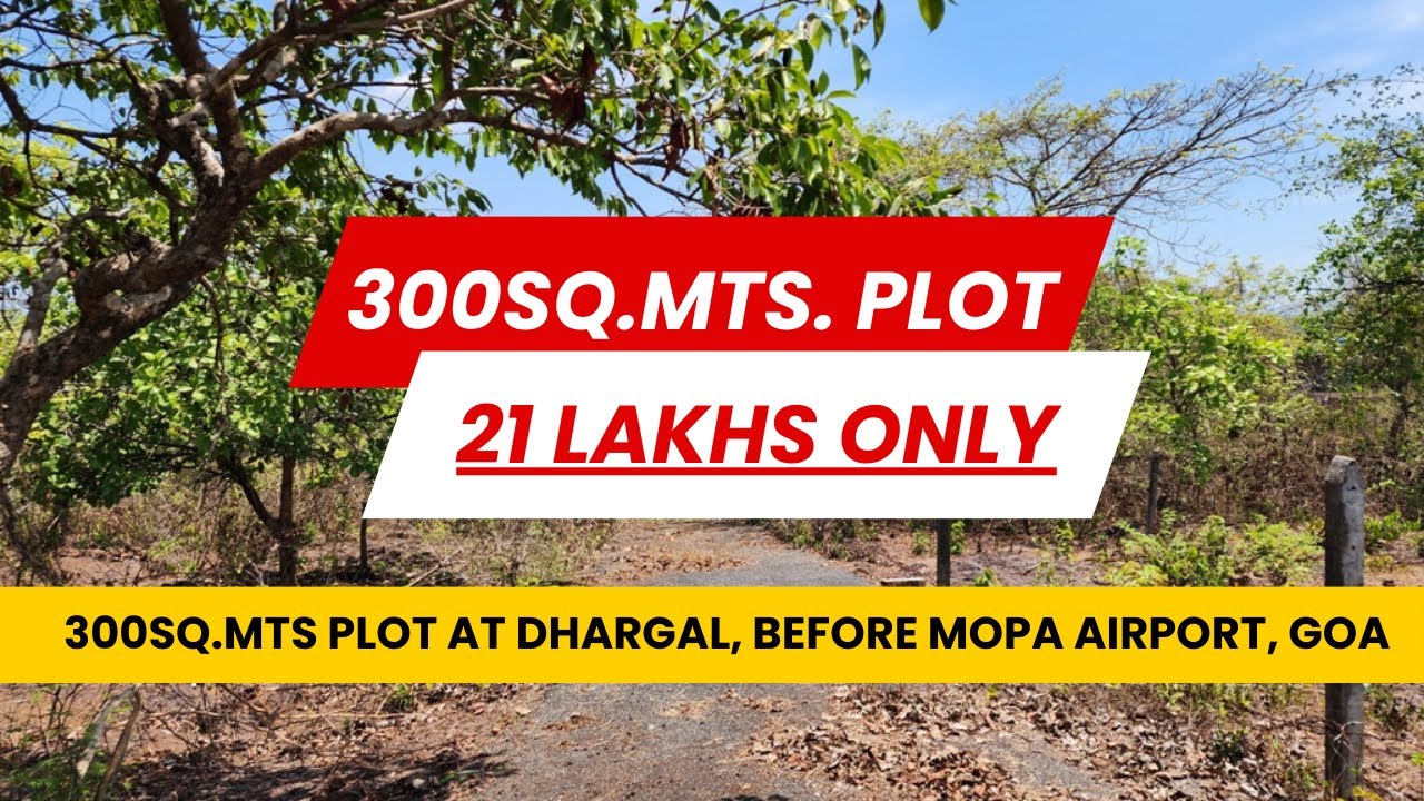 SOLD!! 300sq.mts Plot for Sale in Dhargal, North-Goa | Ideal Investment Opportunity