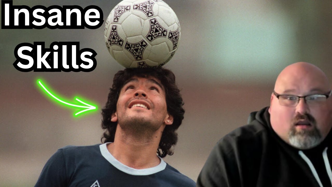 FIRST TIME REACTING TO Diego Maradona Could Do Everything With a Football Rare Freestyle..