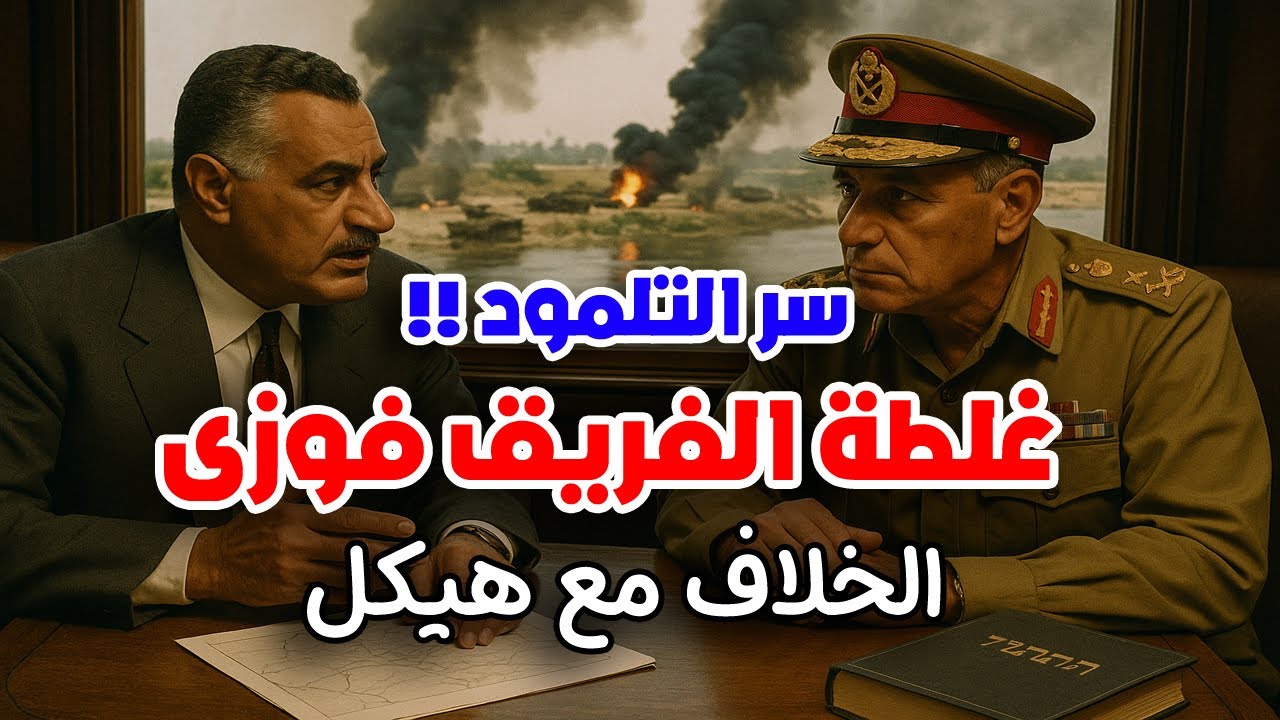 21- غلطة الفريق فوزى ورد فعل عبد الناصر، ثغرة الدفرسوار، خلاف فوزى وهيكل،الحقيقة كاملة فى التلمود