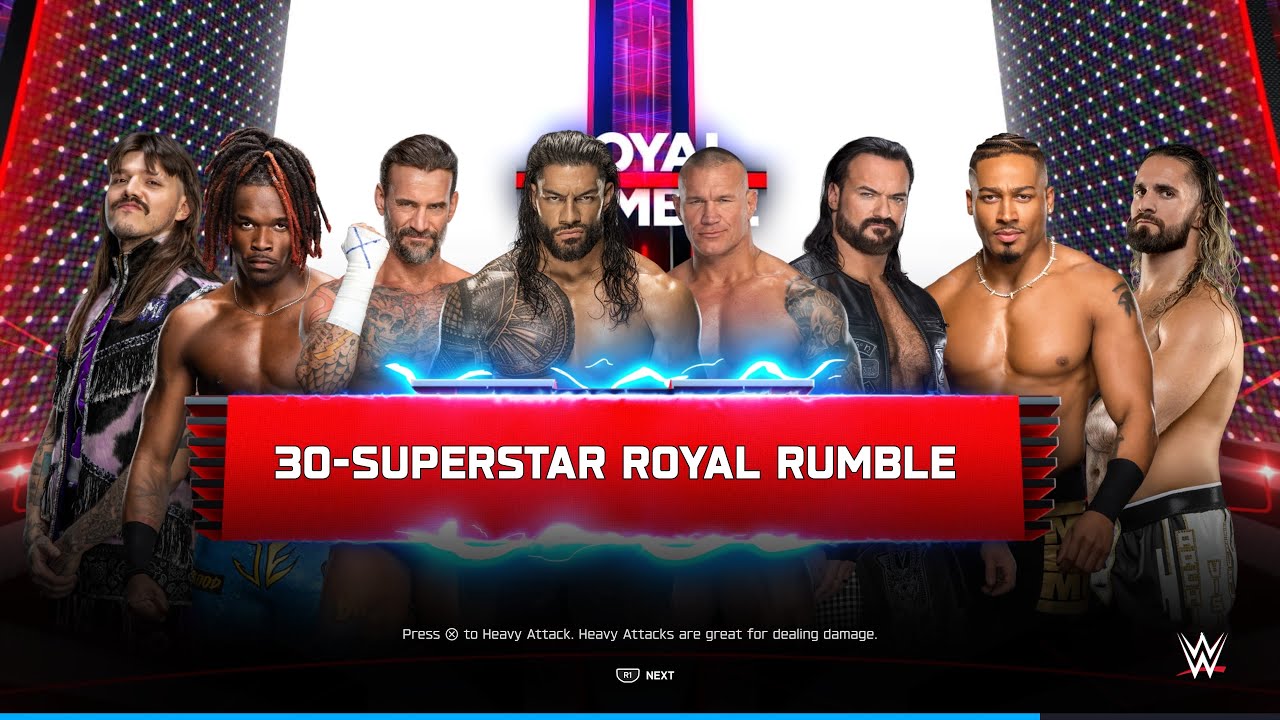 WWE 2K25 30 Man Royal Rumble