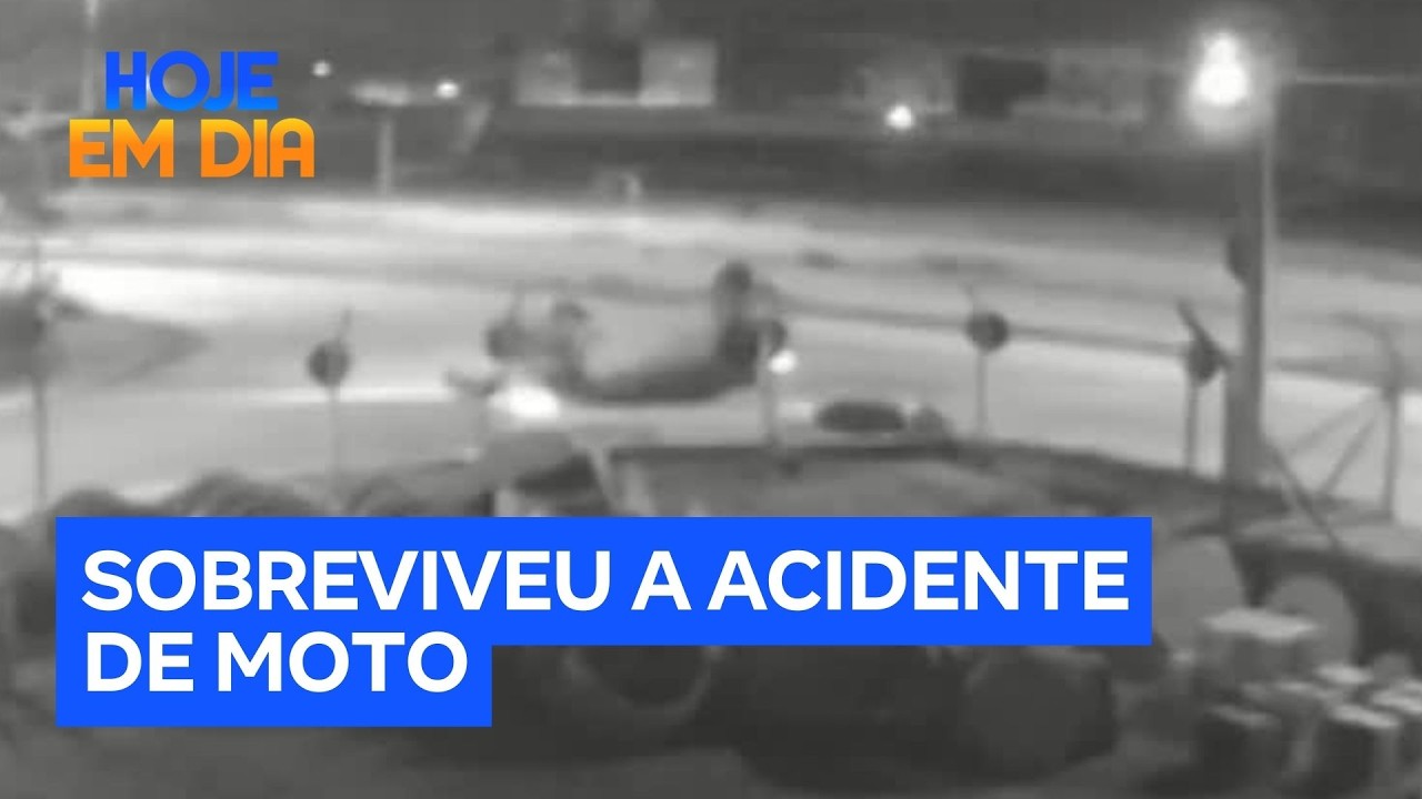Motociclista relembra como escapou com vida de acidente impressionante em Sorocaba (SP)