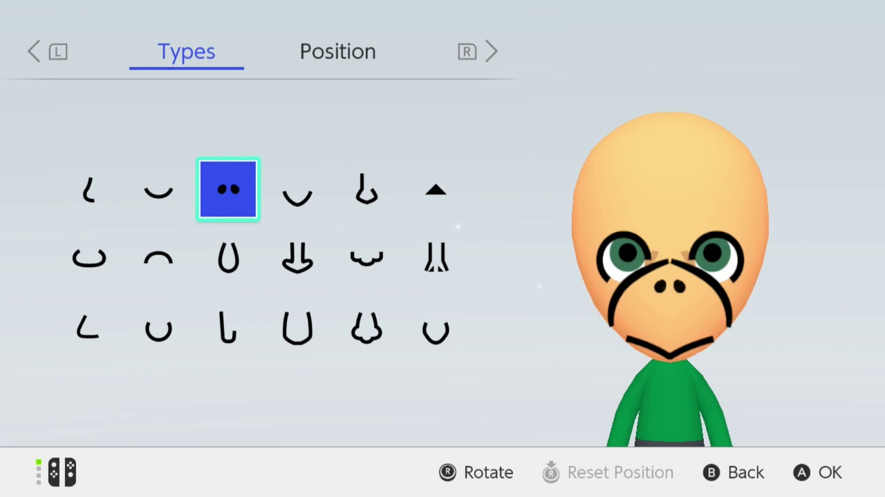 Mii Maker How to make Koopa Troopa. クッパ . Mario Bros - Nintendo Switch - Tutorial