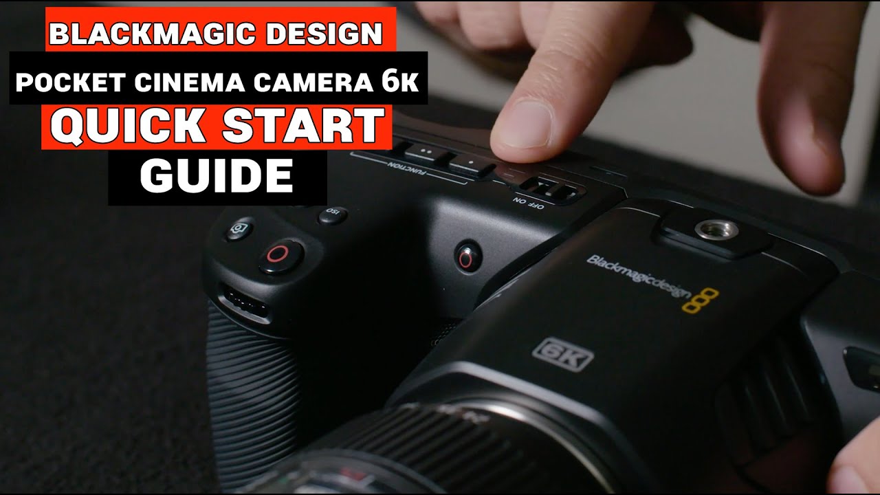 BlackMagic Pocket Cinema Camera 6k Unboxing and Setup