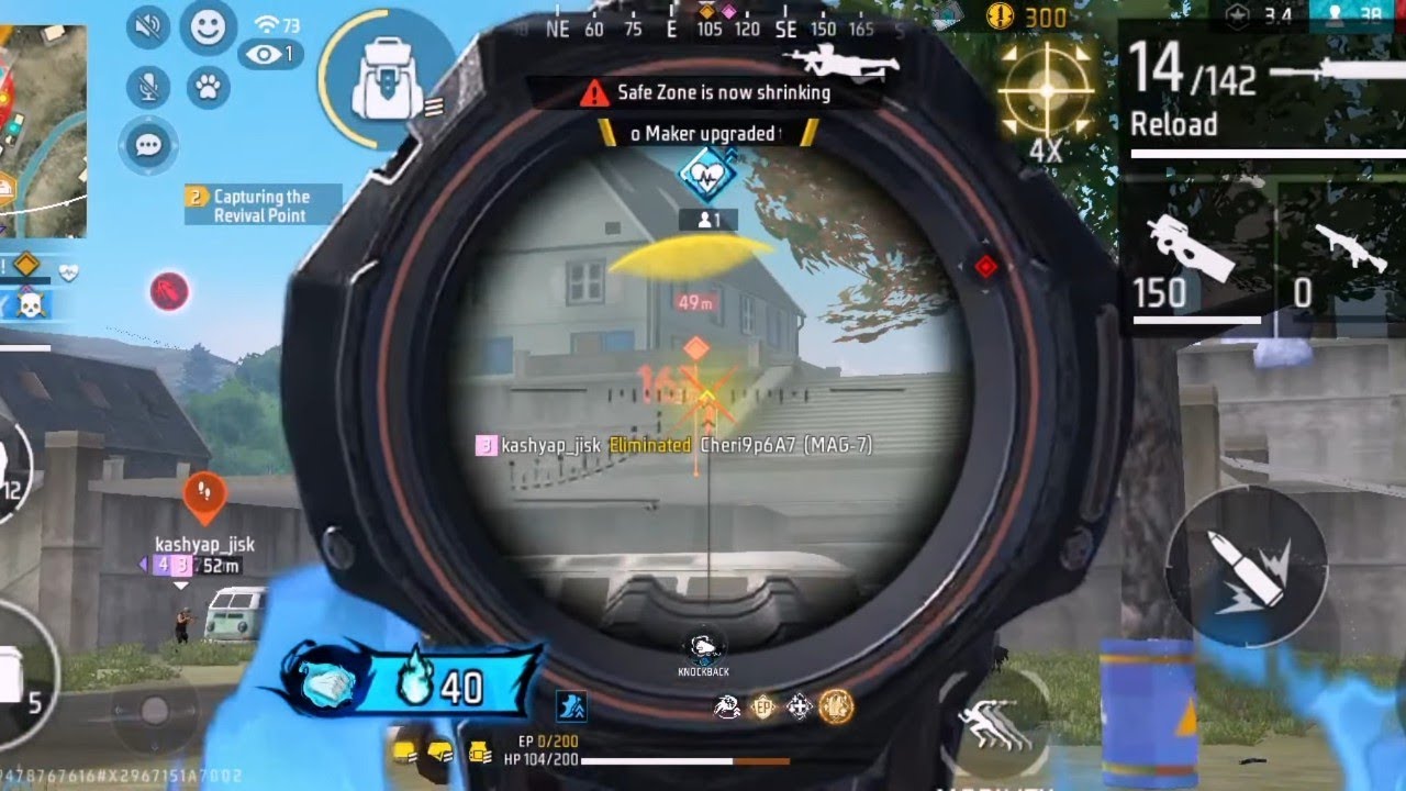 FREE FIRE 🔥 GAMEPLAY 😎 SOLO RANK ME BOOYAH 👍 FREEFIREMAX 😺 OP 😱