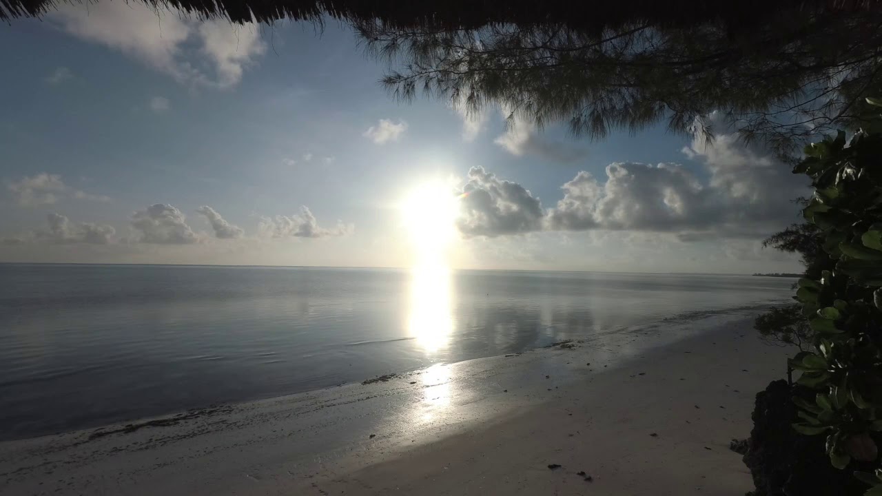 Sunrise and receding tide at Pongwe - Zanzibar East Coast