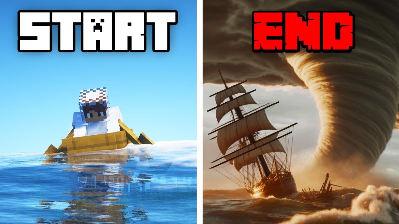 Surviving 100 Days of Minecraft Most Extreme Ocean!