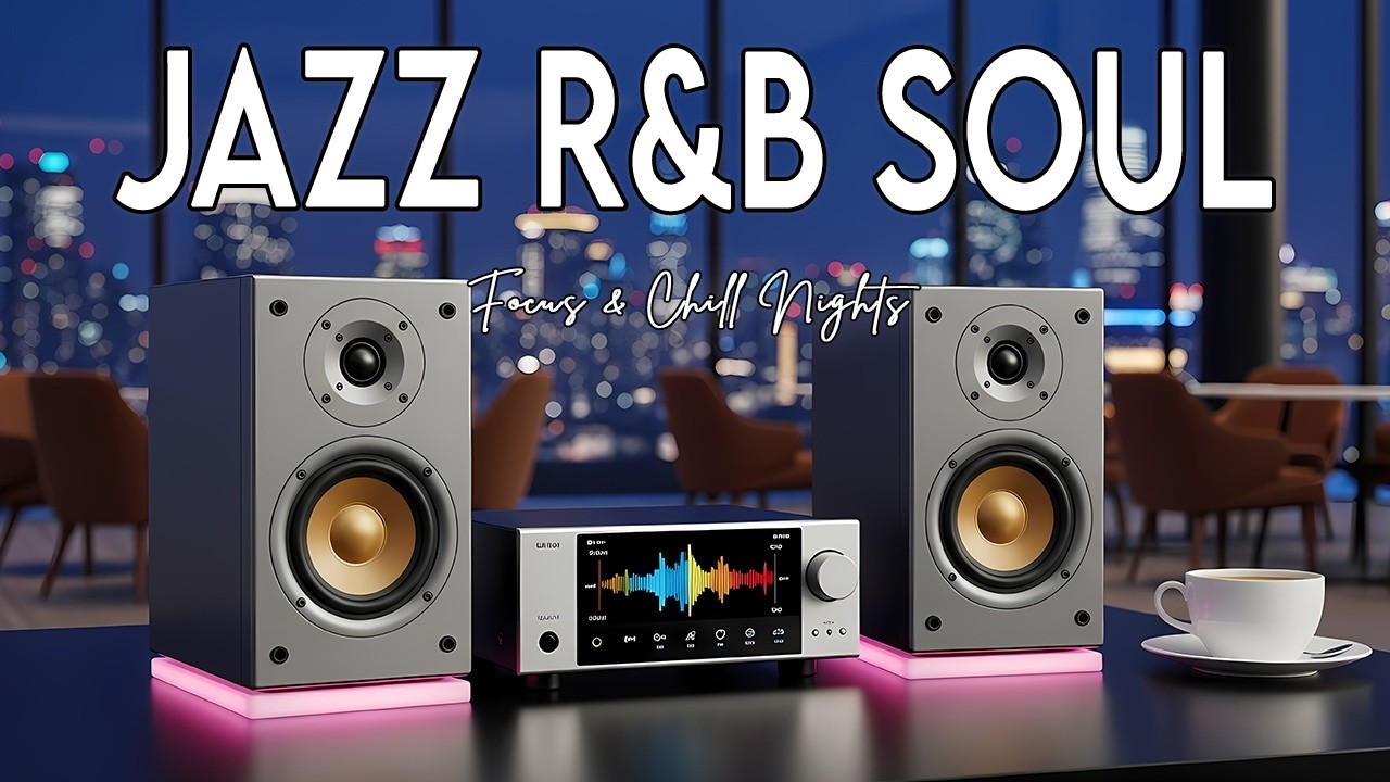 Neon Soundwaves 🌆 Smooth Jazz & Soulful R&B Beats for Relaxed Focus & City Night Rhythms 🎧