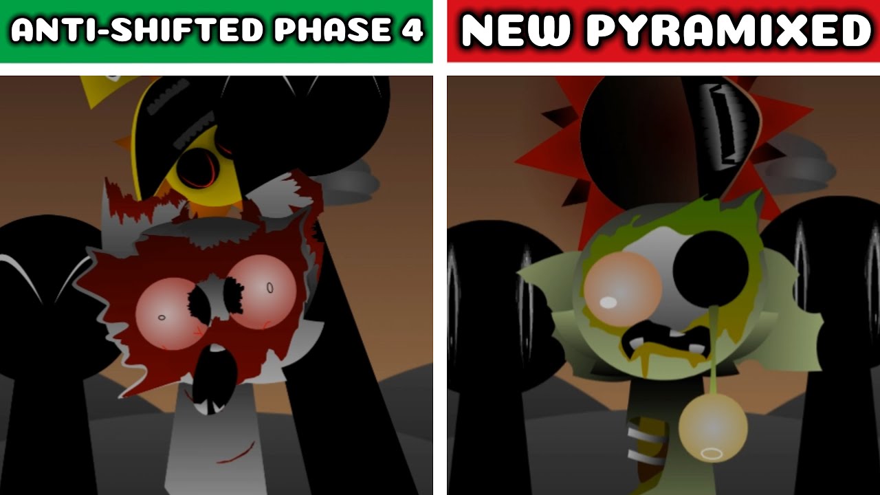 Incredibox Sprunki Anti-Shifted Phase 4 — Old vs New Pyramixed: Who Wins?