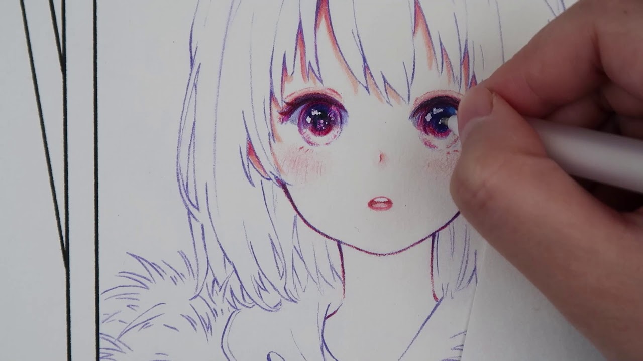 [ Họa cụ Lỗ Store ] Review màu chì khô Deli Colored Pencils - Lobeo Art | Speed Paint