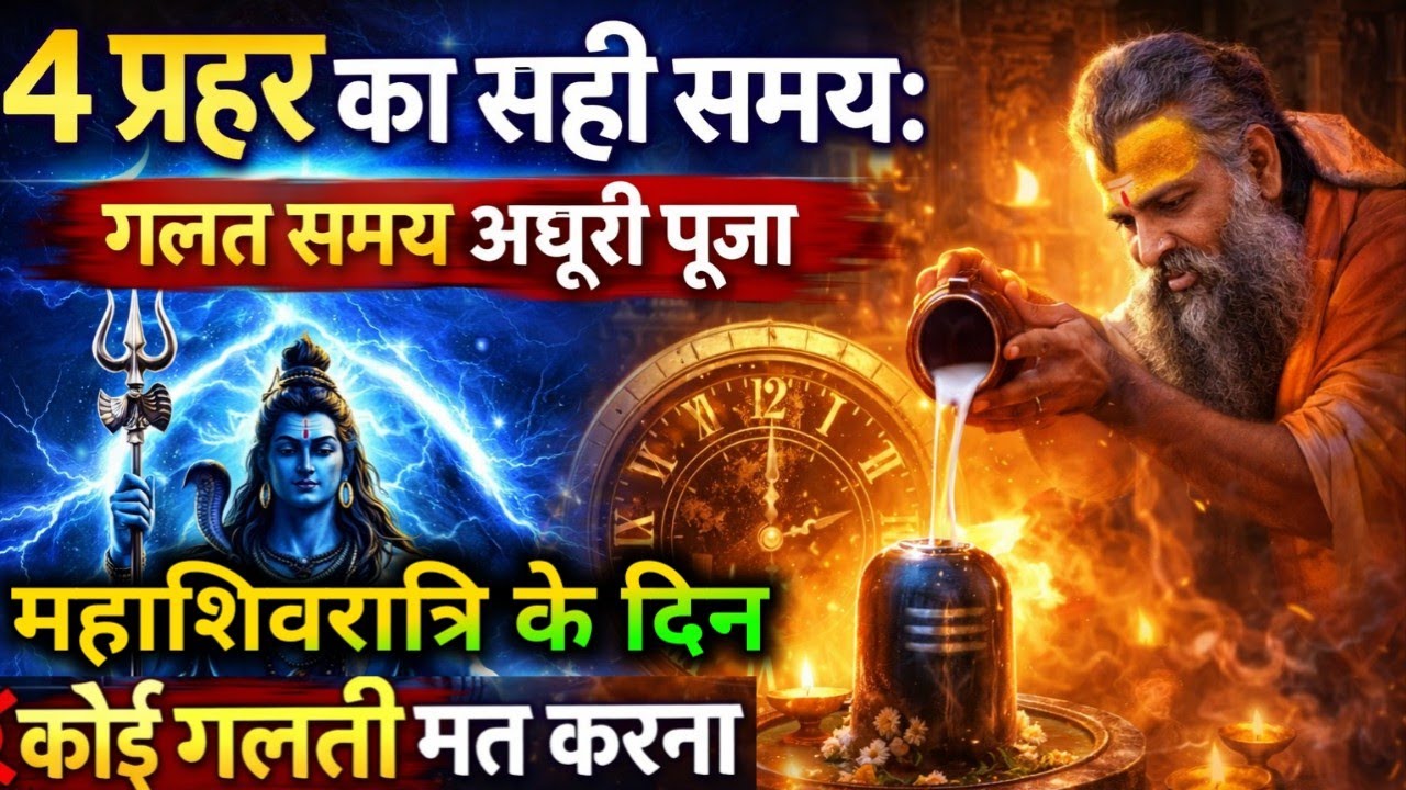 महाशिवरात्रि की रात ये 1 गलती मत करना ❌ वरना पूजा अधूरी रह जाएगी | Shivratri 2026 #mahashivratri