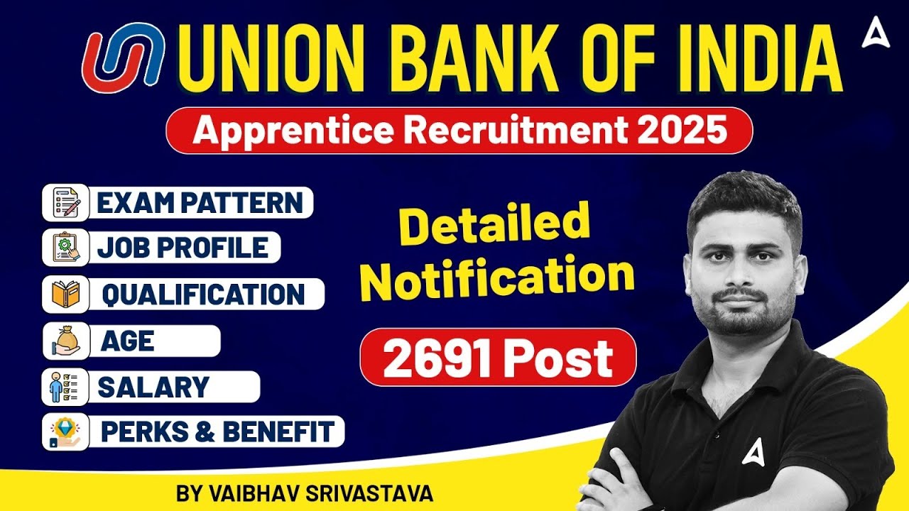 Union Bank of India Apprentice Notification 2025 | Know Complete Details