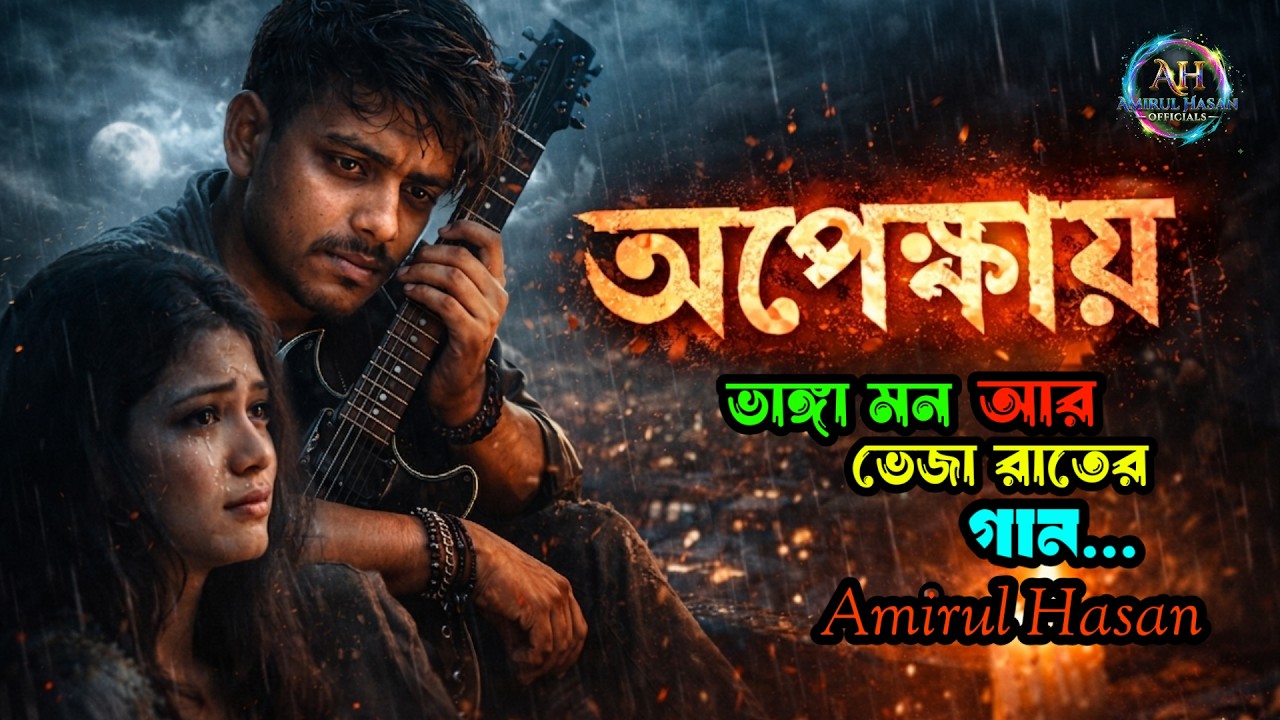 অপেক্ষায় 💔 | Sad Bangla Song 2026 ভাঙা মন আর ভেজা রাতের গল্প Singer Amirul Hasan #bangla #new #song