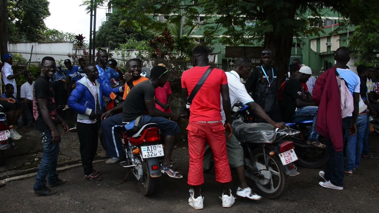 Okada motorbike drivers