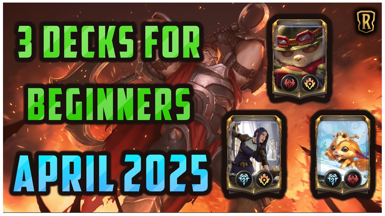 Learn The BEST LoR Decks for NEW Players in 30 Minutes or Less!