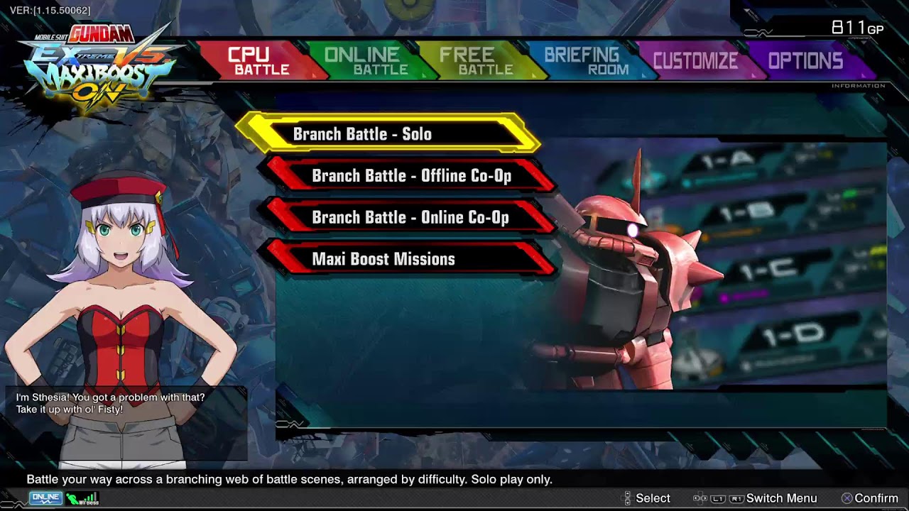 EXVS MBON test play