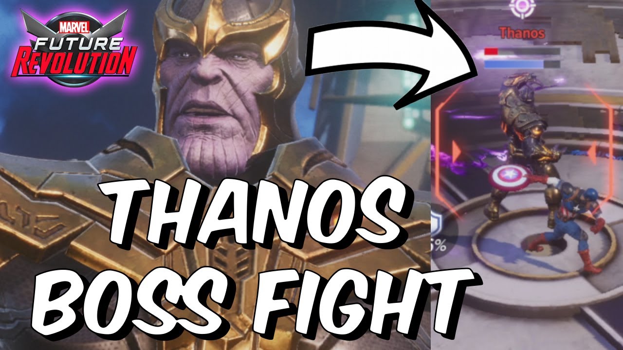 Thanos Final Boss Fight - Level 50 Captain America Story Gameplay - Marvel Future Revolution