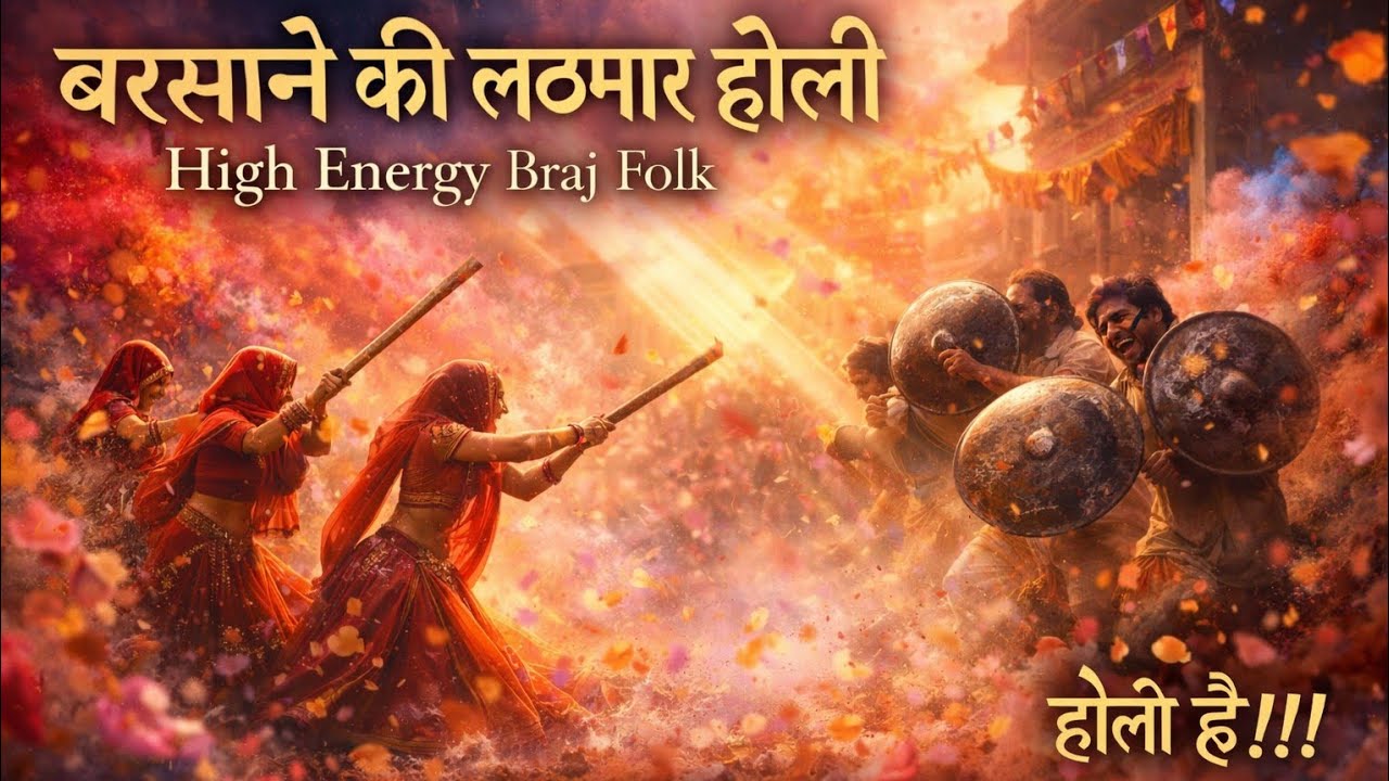 बरसाने की लठमार होली | High Energy Braj Folk Holi Song | Holi Special | Rangotsav 2026 
