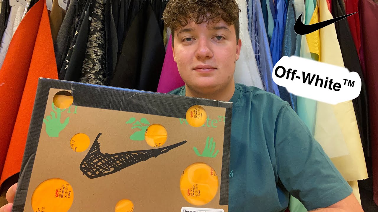 Unboxing Nike Dunk Low x Off-White 👟😍 - ASMR ITA