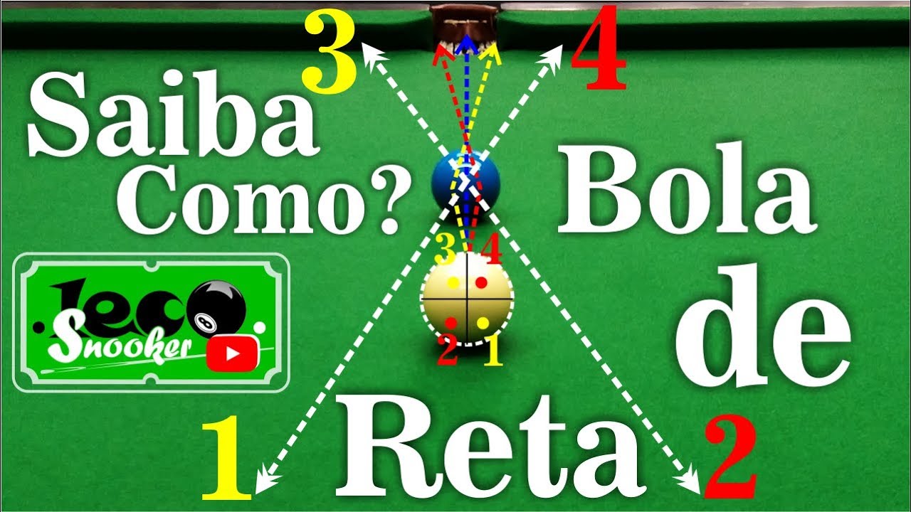 Aprenda utilizar os efeitos 2, 5, 7, e 11 horas em uma bola de reta.