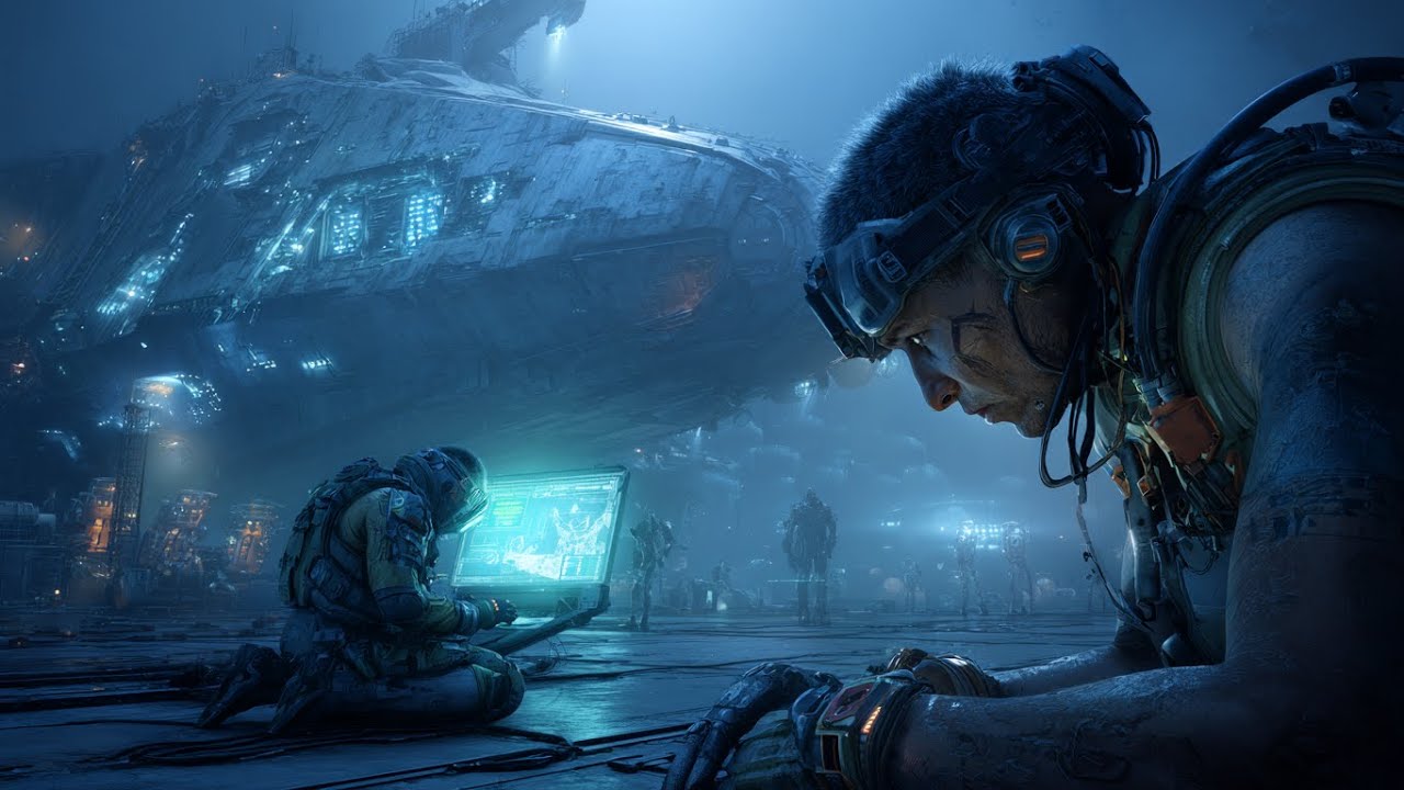 Derelict Warship On Platform &mdash; Aliens Cryo-Frozen One Human Hero Repairs It In Isolation  HFY Story
