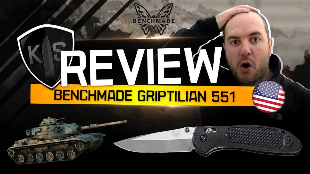 BENCHMADE GRIPTILIAN - UN TANQUE MADE IN USA!