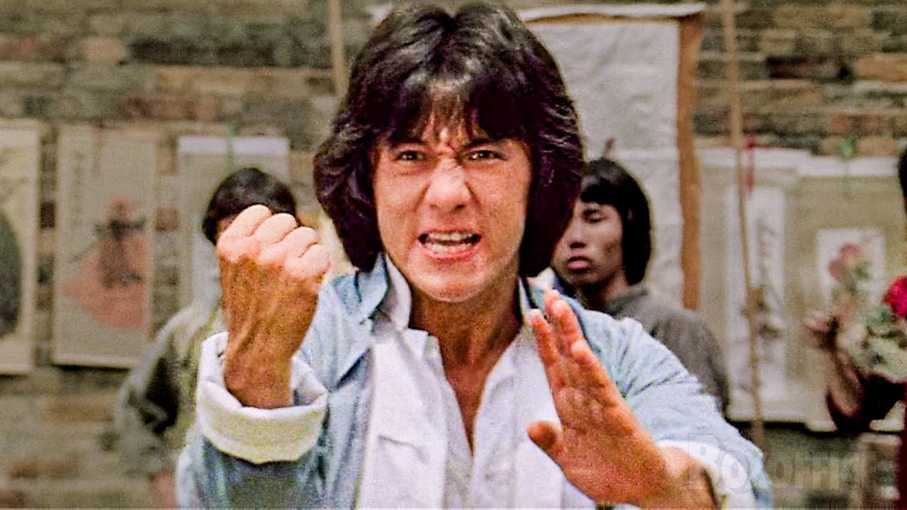 ジャッキー・チェン、老婦人にボコボコにされる | ドランクモンキー 酔拳 | 映画シーン