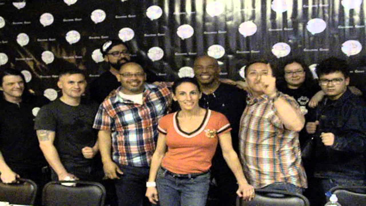Shang Tsung's Night Fight V - Actores de MortalKombat  mandan saludo a ETCCHILE.