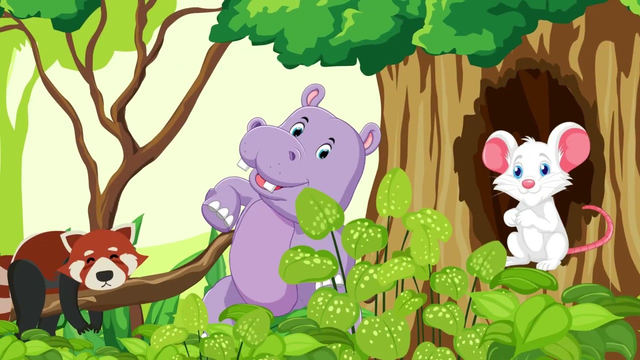 La danse de l'hippopotame. Chanson pour enfants.(Clip officiel)
