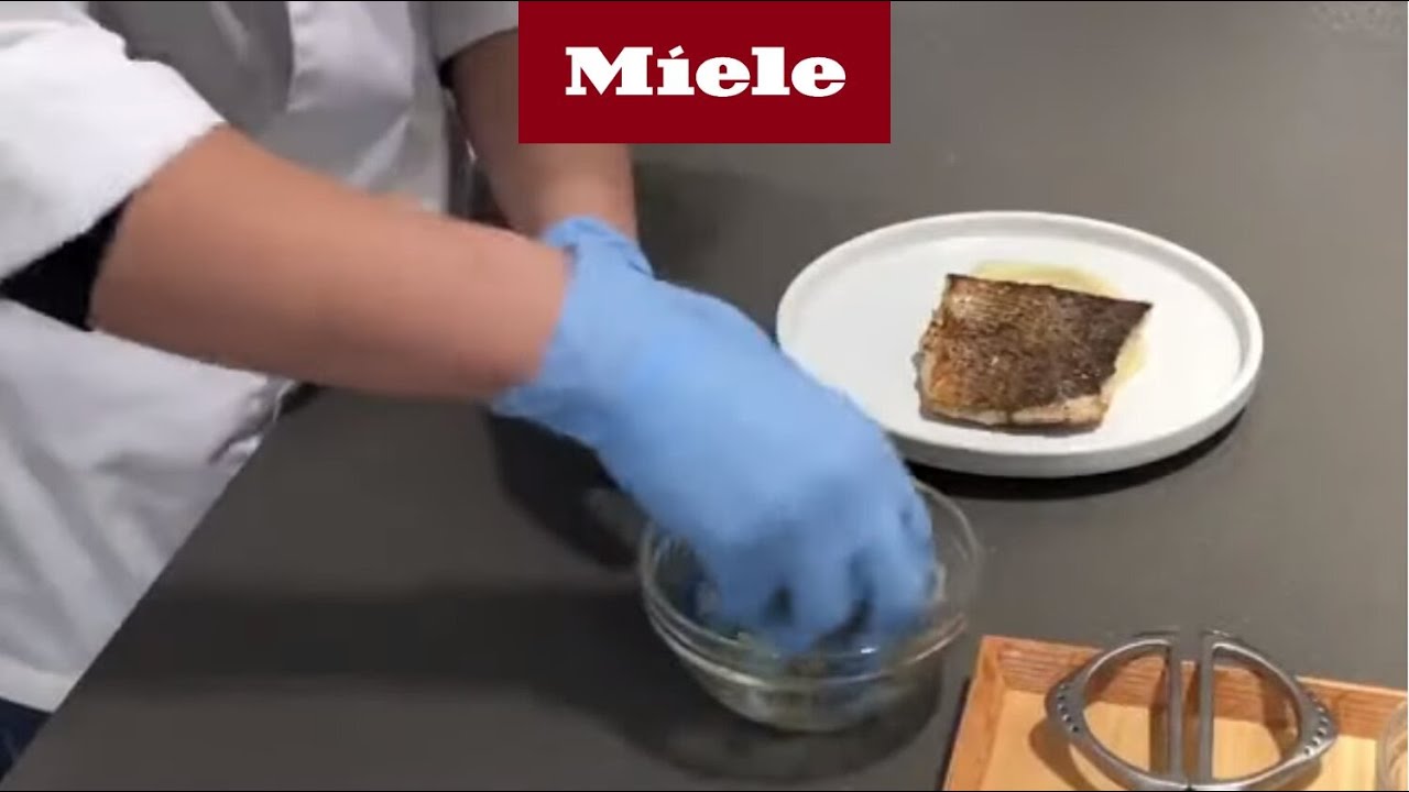 Miele真空低溫慢煮菜式烹飪示範 - 慢煮糖醋西班牙黑毛豬及慢煮鱸魚配茴香和芹菜根蓉