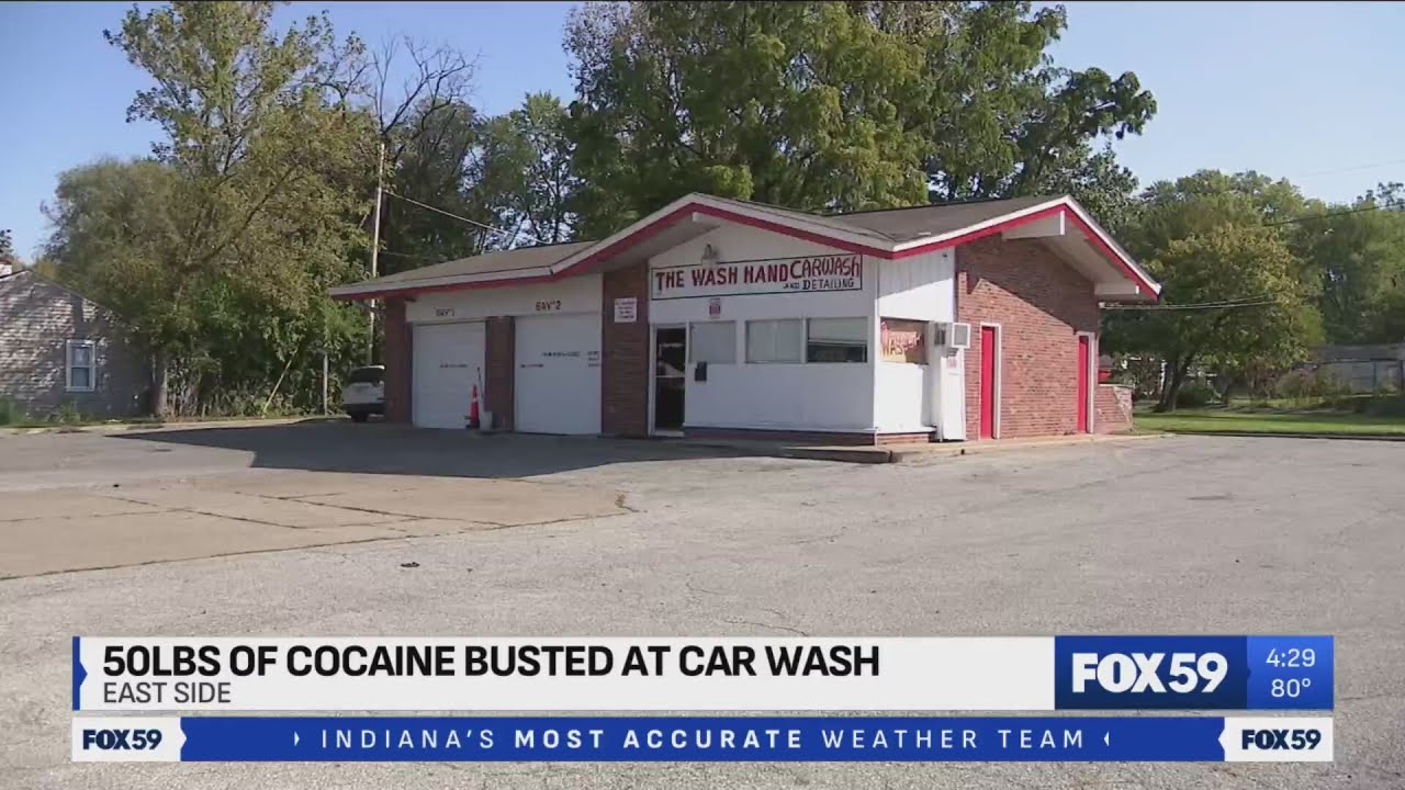 Charges filed after feds seize 50 pounds of cocaine at east side Indy carwash