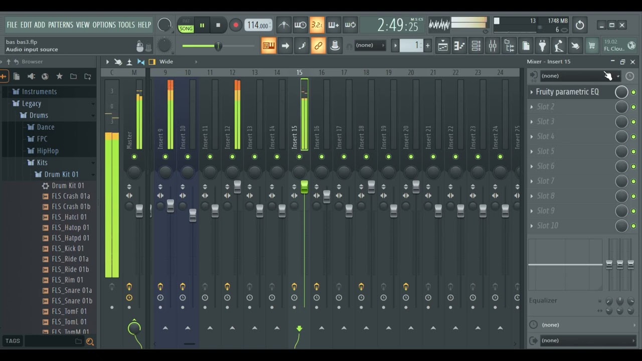Dinar Bas bas zeybeği,Elektro bağlama + FL Studio