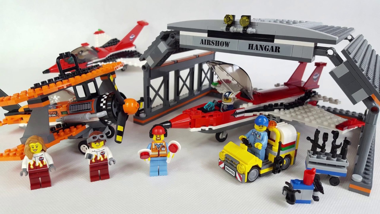 Lego City 60103 Airport Air Show Pokazy Lotnicze Samoloty Speed Build Stop Motion