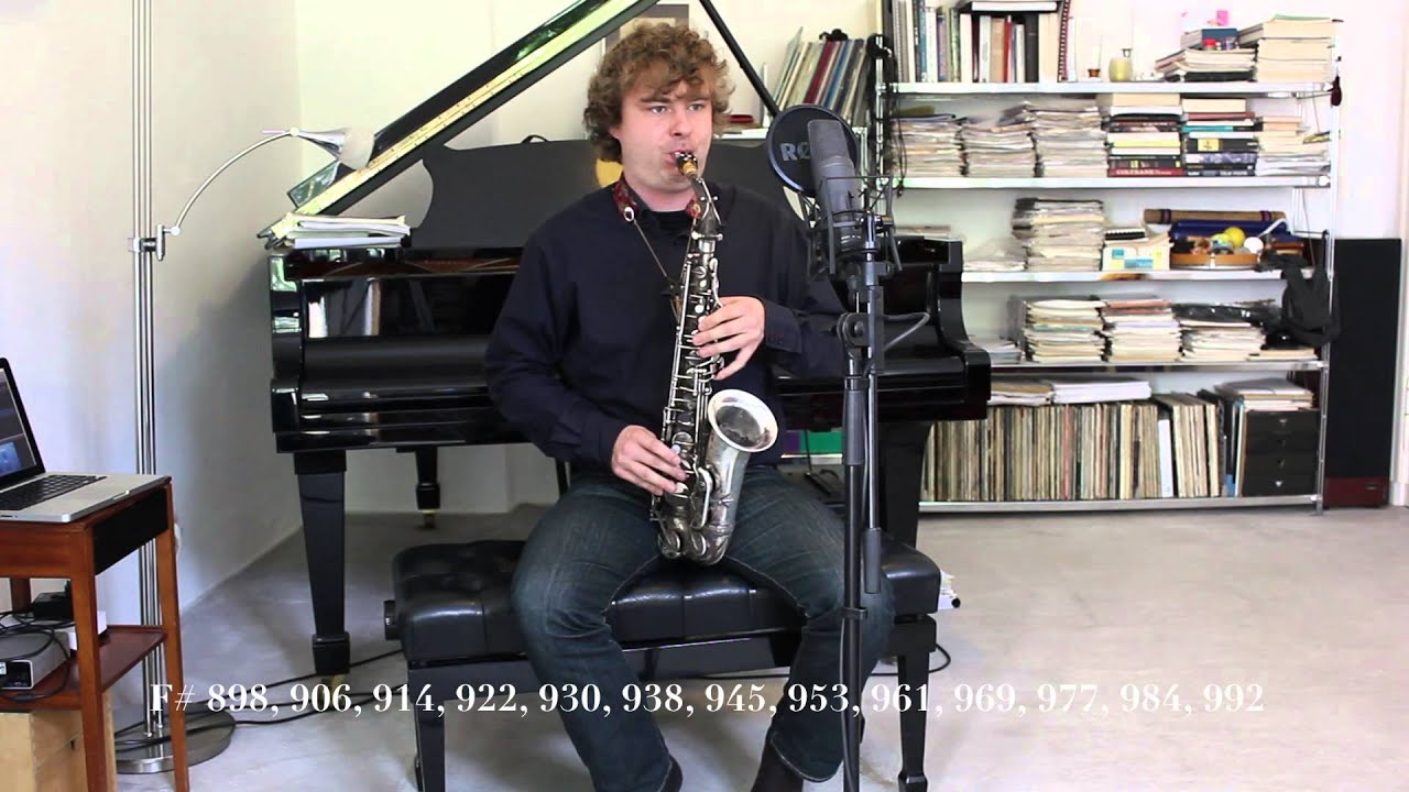 128 notes per octave on Alto Saxophone - Philipp Gerschlauer