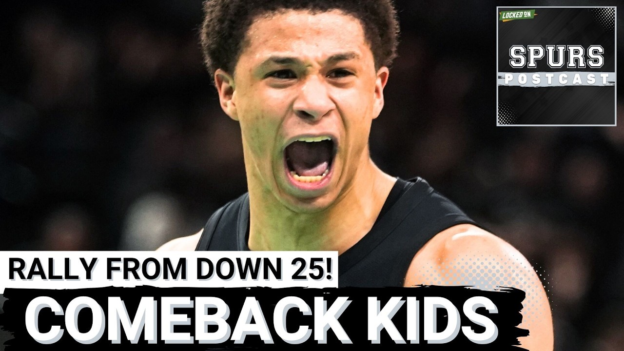 SPURS POSTCAST: 25-POINT COMEBACK!!! Wembanyama & Spurs rally to STUN Kawhi Leonard & Clippers