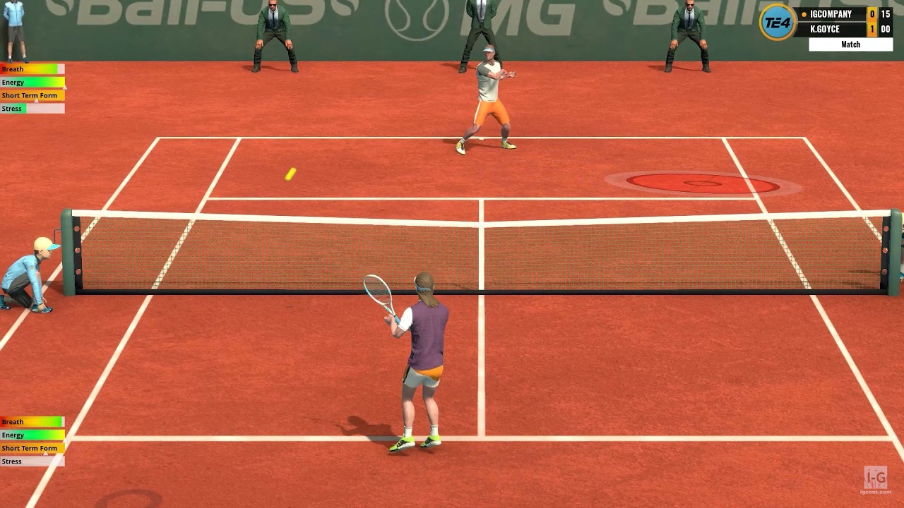 Tennis Elbow 4 - Геймплей на ПК (1080p60fps)